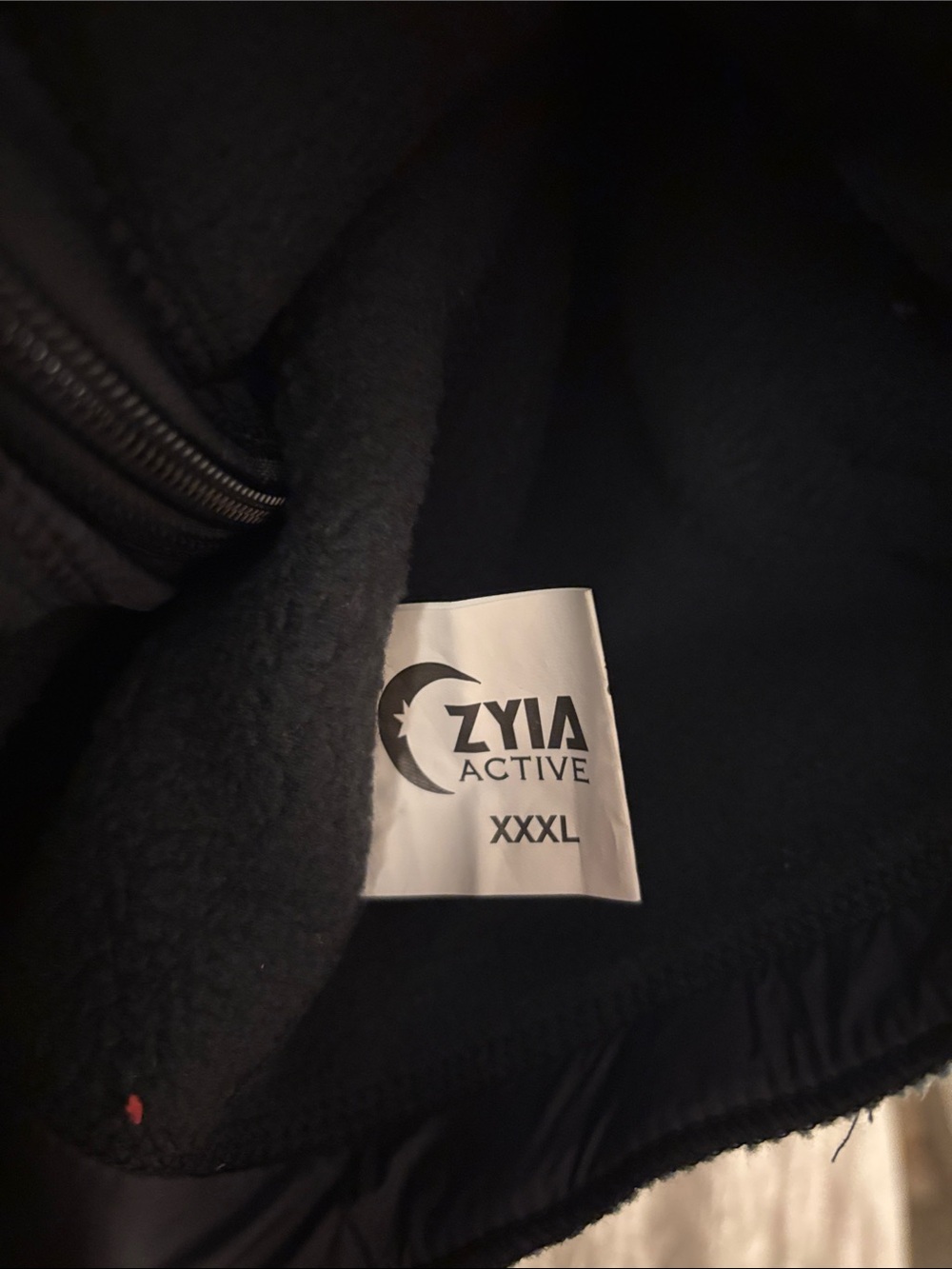 ZYIA Olive Quilted & Charcoal Fleece Jacket - Picture 5 of 5